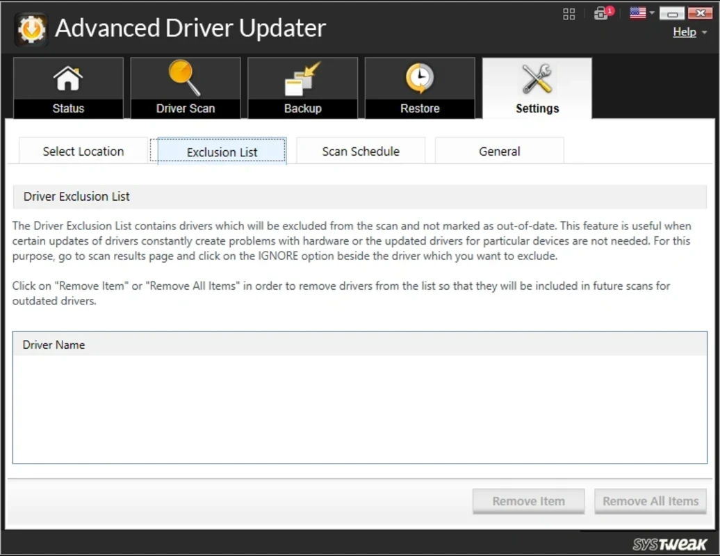 Advanced Driver Updater — 스크린샷 1